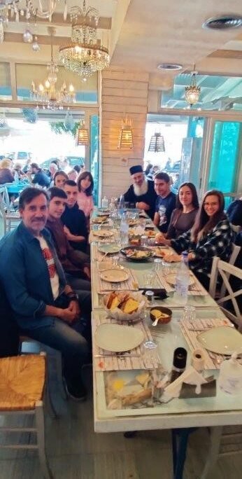 Οικογενειακό γεύμα των αθλητών